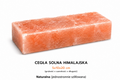CEGŁA SOLNA RÓŻOWA NATURALNA 5X10X20