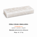 CEGŁA SOLNA BIAŁA NATURALNA 2,5X10X20